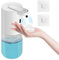 Automatic Soap Dispenser, 400 ML Rechargeable Non-Touch Foam Soap Dispenser with 4 Adjustable Foam Quantity, Electric Soap Dispensers for Wall Mounting with Infrared Motion Sensor-Automatic Cleaning