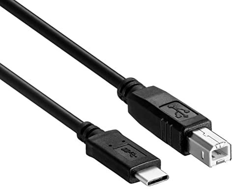 Cable USB 2.0 de alta velocidad para escáner de impresora extra largo tipo C a USB-B tipo B