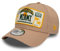 New Era Miami Cap E-Frame verstellbar Kappe Nummernschild Patch Florida beige - One-Size