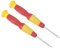 TOP-VIGOR 2pcs Mini Phillips Screwdriver 1.5mm Cross Head 120mm Length, Small Precision Screwdrivers with Non-Slip Handle for Electronics, Glasses, Watch, Computer and Small Appliance Repair