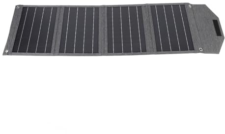 TOPINCN Panneau Solaire Portable 80 W, Panneau Solaire de Randonnée pour Le Camping, Panneaux Solaires Ultra Compacts pour la Randonnée, Les Voyages, Les Activités de Plein Air