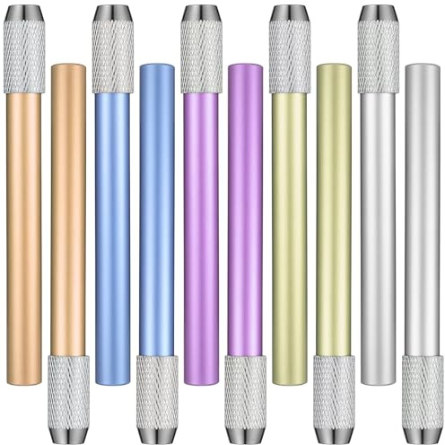 HJZHII 10 prolunghe per matite, estensori per matite regolabili, a vite, estensore per matite colorate, matita per schizzi