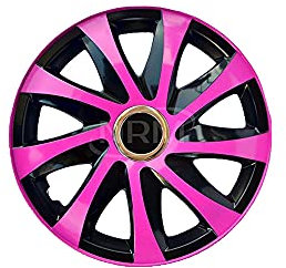Radzierblende Drift EXTRA schwarz/pink 16 Zoll 4er Set
