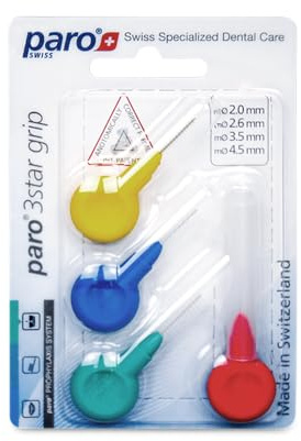 ParoSwiss paro 3star-grip, Muster Set, 4 verschiedene Größen