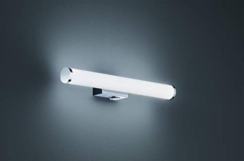 lightling LED Wandleuchte Badleuchte Spiegelleuchte Leo, Schutzklasse IP44, in chrom silber metall, 40.4 x 5.5 x 8.5 cm
