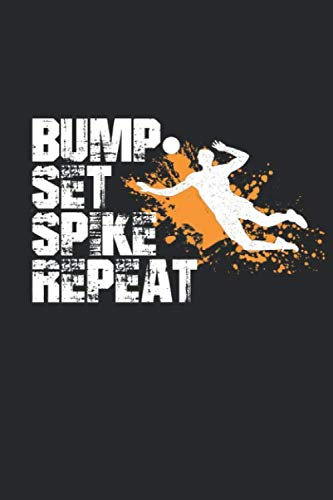 Handball Trainingsbuch: Planen, üben und umsetzen mit diesem Traingstagebuch I Führe Protokoll zu deinem Handballtraining I 6x9 Format I Motiv: Bump set spike 4