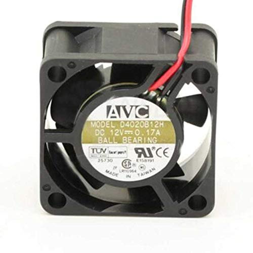 Cooler Fan for AVC D4020B12H 4020 4cm 40mm 0.17A 2 pin DC 12V case silent cooling fan
