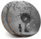 2 x Round Coasters - Fantasy Portal Lock Keys - Cork Backed Home Kitchen Accessory Tea Coffee Mug Mat #35944