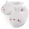 NICI Hausschuhe Hase Molang Gr. 34-37 (M) – Plüsch-Hauschuhe rutschfest – Warme Kuscheltier Hausschuhe für Jungen, Mädchen & Erwachsene – Tier-Schuhe mit Anti-Rutsch Sohle – Slippers, weiß