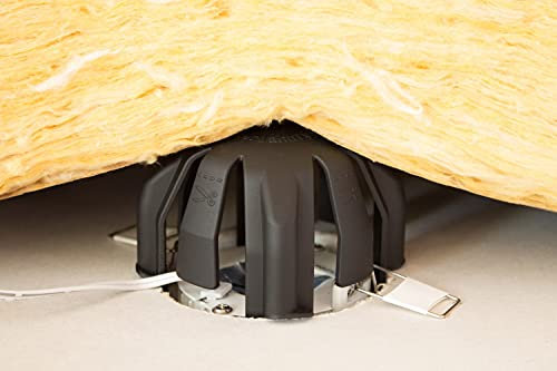 Centrale Brico Lot de 3 Cloches de Protection pour Spot à encastrer Fixe Noir