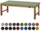 Aselbia Bankauflage Sitzkissen 90X30X5CM,Waschbare Rutschfestes Bankkissen Sitzauflage Bequeme Bankpolster für Bank, Fensterbank, Gartenmöbel, Terrasse, Drinnen,Achat Grün