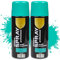 Etrexonline Pintura Spray Multicolor Profesional 400ml Adecuado Metal Madera y Plástico - Color Turquesa (Paquete de 2)