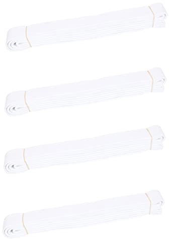 Garneck 4 Stück Taekwondo-gürtel Karate-ranglistengürtel Taekwondo-uniformgürtel Judo-hapkido-gürtel Karate- Für Kinder Kindergürtel Trainingsgeräte Weiß Kleidung Betäuben Student