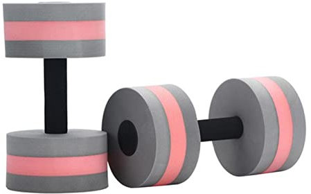 AIYING Haltères Aquagym, 2 Pièces Haltères Aquatiques, Haltères en Mousse Haute Densité pour Piscine, Haltères à Eau pour Exercice Piscine, Musculation, Aquafitness, Piscine