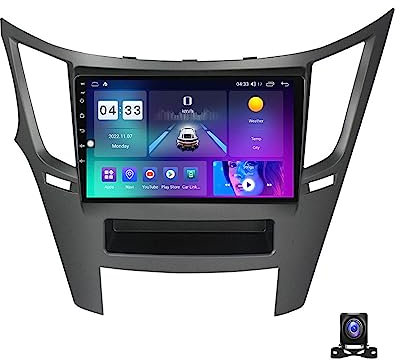 Doppel DIN Radio, Autoradio Mit Navi, Carplay/Android Auto, 9 Zoll Armaturenbrett Eingebauten Video, Für Subaru Legacy Outback 2009~2014, Mit 4G/WiFi/USB/FM/RDS/DSP+720P Rückfahrkamera,M700s