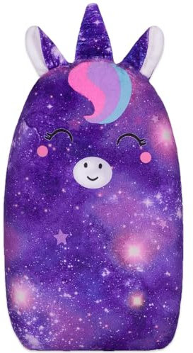 Unicorn Castle Gurtpolster für Kinder Gurtschutz Auto Schulterschutz Sicherheitsgurt Schulterpolster Gürtelkissen für mehr Komfort auf der Reise,Deep Purple