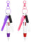 Sibba 2 Mini Kugelschreiber Textmarker Schlüsselanhänger Set Klein Highlighter Pen Marker Mehrfarbig Druckkugelschreiber Rutschfester Ergonomische Krankenschwester Kugelschreiber kreatives Geschenk