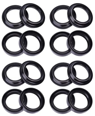 MFHgLKT Compatibile con X-Max X Max YP 125 250 YP125 YP250 YP250R YP125R XT225 XT 225 36x48x11 Paraolio Forcella Anteriore Moto 36 48 Parapolvere(8xOil Seal 8xcover)