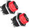 Lot de 2 coupleurs de batterie étanches 12 V 24 V 200 A 12 V - Interrupteur isolateur de batterie pour voiture, camion, bateau, yacht