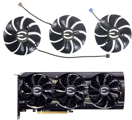 EVGA RTX 3070 3080 3090 XC3 ULTRA GAMING Replacement VGA NVIDIA GPU Fan - PLA09215S12H (OEM Original)