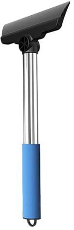 Uonguon Winter Frostkratzer, Kompakter Windschutzscheiben-Schneeräumer, Frost- und Schneeräumungswerkzeug, Schwarz und Orange Eiskratzer für Fahrzeuge, Perfekt für Winterwetter, Schwarz/Orange/1 Stück