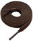 CCSOFTIME 2 Paar Schnürsenkel Braun Flach Ersatz Sneaker Schuhbänder für Sportschuhe Turnschuhe Converse Air Force,8mm Breite Reißfest Brown Shoelaces,Dunkelbraun,130cm