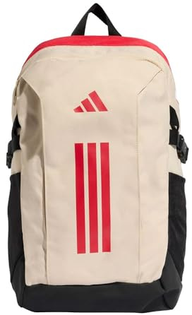 adidas Unisex POWER BACKPACK, Crystal Linen/pure ruby, One size