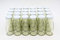 Lot de 24 petites bouteilles vides en verre blanc 150 ml TO43 avec bouchon blanc – Pour remplir des bouteilles de lait, des bouteilles de jus ou comme vase décoratif avec étiquettes