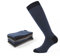 Calze Uomo Lunghe in Caldo Cotone Soft Naturale a Righe Made in Italy da 6 paia (Taglia 40-42, 6 paia)