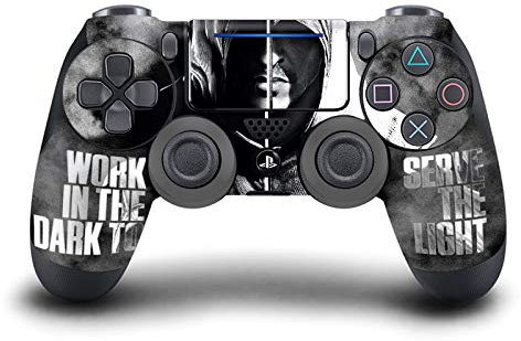 Head Case Designs Offizielle Zugelassen Assassin's Creed Haelfte Erbschaft Typographie Vinyl Haut Gaming Aufkleber Abziehbild Abdeckung kompatibel mit Sony PlayStation 4 PS4 DualShock 4 Controller