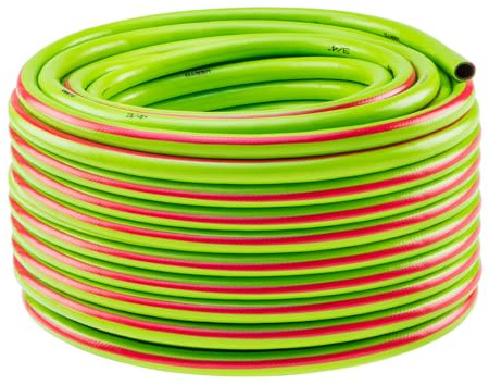 VERTO Professional Gartenschlauch 3/4 Zoll, 50 m Länge, 3-lagiger | UV-beständig, Flexibel Schlauch, Wasserschlauch mit Anti-Algen-Innenausstattung, 25 bar Berstdruck