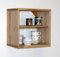 CASA Massivholz Wandregal mit Einlegeboden 39x39x26cm Kernbuche massiv Natur geölt