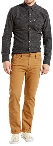 Levi's Men's 513 Slim Straight Jeans, Caraway - Bull Denim, 32W / 34L