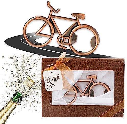 Fahrrad Flaschenöffner, Personalisierte Fahrrad Geschenke, Geschenkideen für Fahrradfahrer Bieröffner Fahrrad Deko Geburtstagsgeschenk für Papa Opa Männer Vatertagsgeschenk Radfahrer Sportler Freund