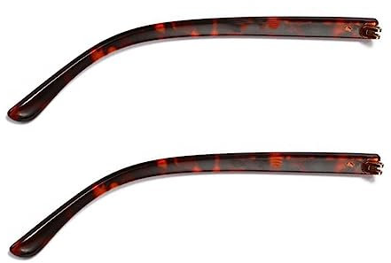 Brillen Ersatzbügel, 1 Paar Kunststoff Brillen Ersatzbügel für Brillen Sonnenbrillen, Leopard Print Farbe