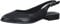 MARCO TOZZI Damen Slingpumps mit Verstellbarem Riemen aus Leder, Schwarz (Schwarz), 40 EU