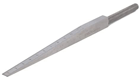 Gap Gauge, facile da distinguere in acciaio inossidabile portatile con scala chiara Calibrazione Spessimetro a cuneo per la misurazione del foro