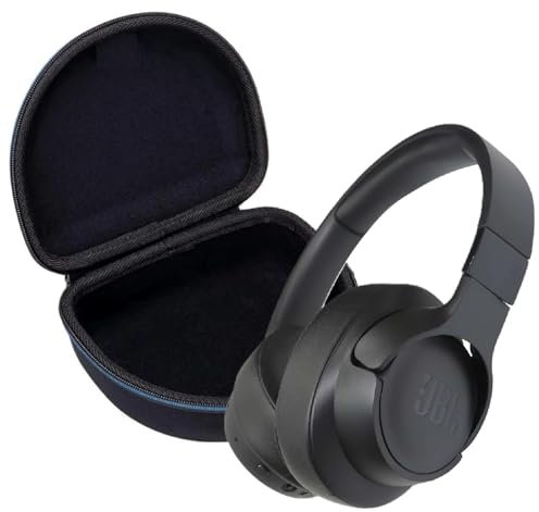 JBL Tune 710BT Wireless Bluetooth Headphones with Deluxe CCI Carrying Case (Black)