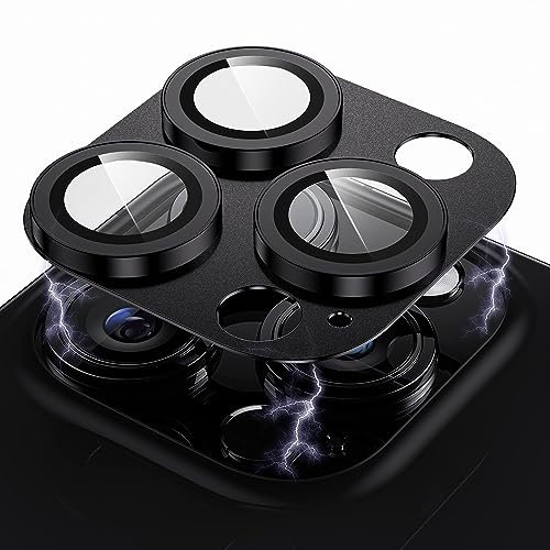 WSKEN Kameraschutz für iPhone 14 Pro/iPhone 14 Pro Max Kamera Schutzglas, 9H Härte Kratzfest Blasenfrei, HD gehärtetes Metallglas Kamera Displayschutzfolie Zubehör