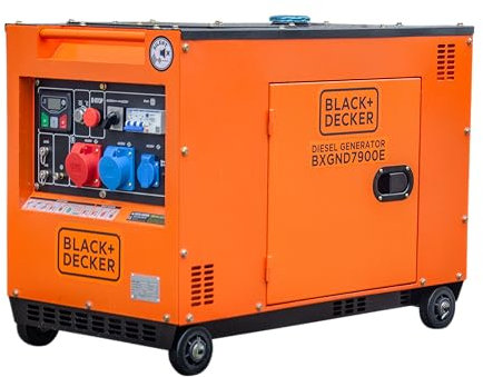 BLACK+DECKER Generador diésel DUAL POWER BXGND7900E