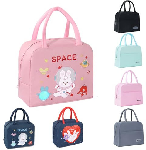 WYSUMMER Lunch-Tasche, isolierte Tragetasche für Damen, isolierte Lunchbox, Kühltasche, wasserabweisend, Lunch-Organizer für Kinder und Studenten, Reisen, Picknick, Schule