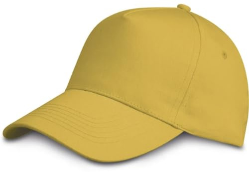 Cappellino Bambino 20 Pezzi 5 Pannelli 100% Cotone con Visiera Rigida precurvata e Chiusura Regolabile con Velcro a Strappo per Gite e Campo Estivo