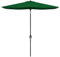 Outsunny Sombrilla de Terraza Exterior 300x200 cm Parasol de Terraza Exterior con Ángulo Ajustable Mástil de Aluminio y Protección UV 50+ Sombrilla para Jardín Patio Verde