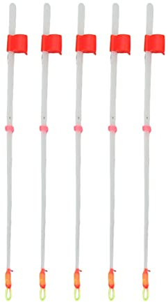 5 Stück Winter-EIS-Angelruten-Spitze, tragbare Mini-EIS-Angelruten-Spitze, Angelruten-Pol-Spitze für Eisfischen, Winter-Angelgerät (130mm)