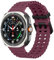 MoKo Correa Deportiva Compatible con Samsung Galaxy Watch Ultra 47mm (2025/2024) para Hombre Mujer, Pulsera de Silicona Suave Transpirable e Impermeable, Rojo vino