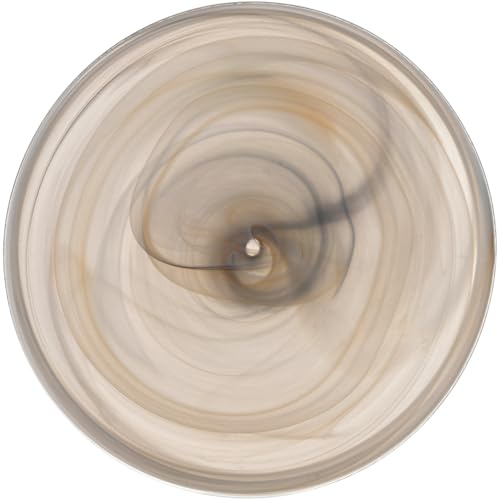LEONARDO HOME Alabastro 026789 - Set di 4 piatti unici in vetro alabastro frazionato, texture organica, piatti estetici per dessert, diametro 17,6 cm, multicolore