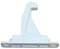 MDS-Pro Gancio per porta asciugatrice adatto per Siemens Bosch Constructa Neff 154074 00154074