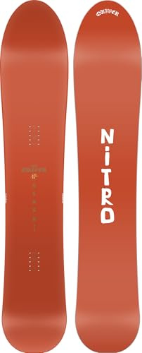 Nitro Snowboards Herren Slash Board ´25, Powderboard, 3D Surf Tech, Tapered Directional, Trüe Camber, All Mountain - Backcountry, Wide, für große Füße