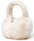 Unning Winter Ohrenwärmer Damen Verstellbar & Faltbare Ohrenschützer Mode Kunstpelz Weich Ohrenschütz Plüsch Ear Muffs for Women Weiß