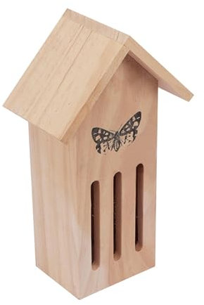 Casa de mariposas, casetas de mariposas para el jardín, casa de mariposas fácil de alimentar 11,2 x 3,9 x 3,2 pulgadas, casa de mariposas en el suelo o para